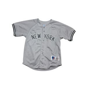 Russell Athletic New York Yankees Rodriguez #13 Jersey Youth 10/12 Gray MLB